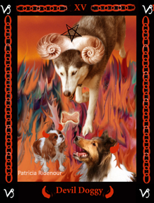 Patricia Ridenour_Devil Doggy_The Doggy Tarot